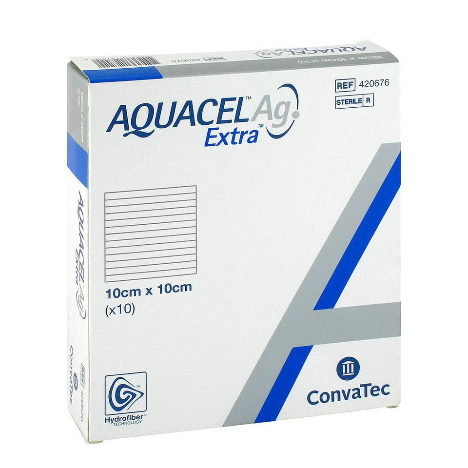 Gạc kháng khuẩn Aquacel Ag Extra 420676 (10×10 cm)-1