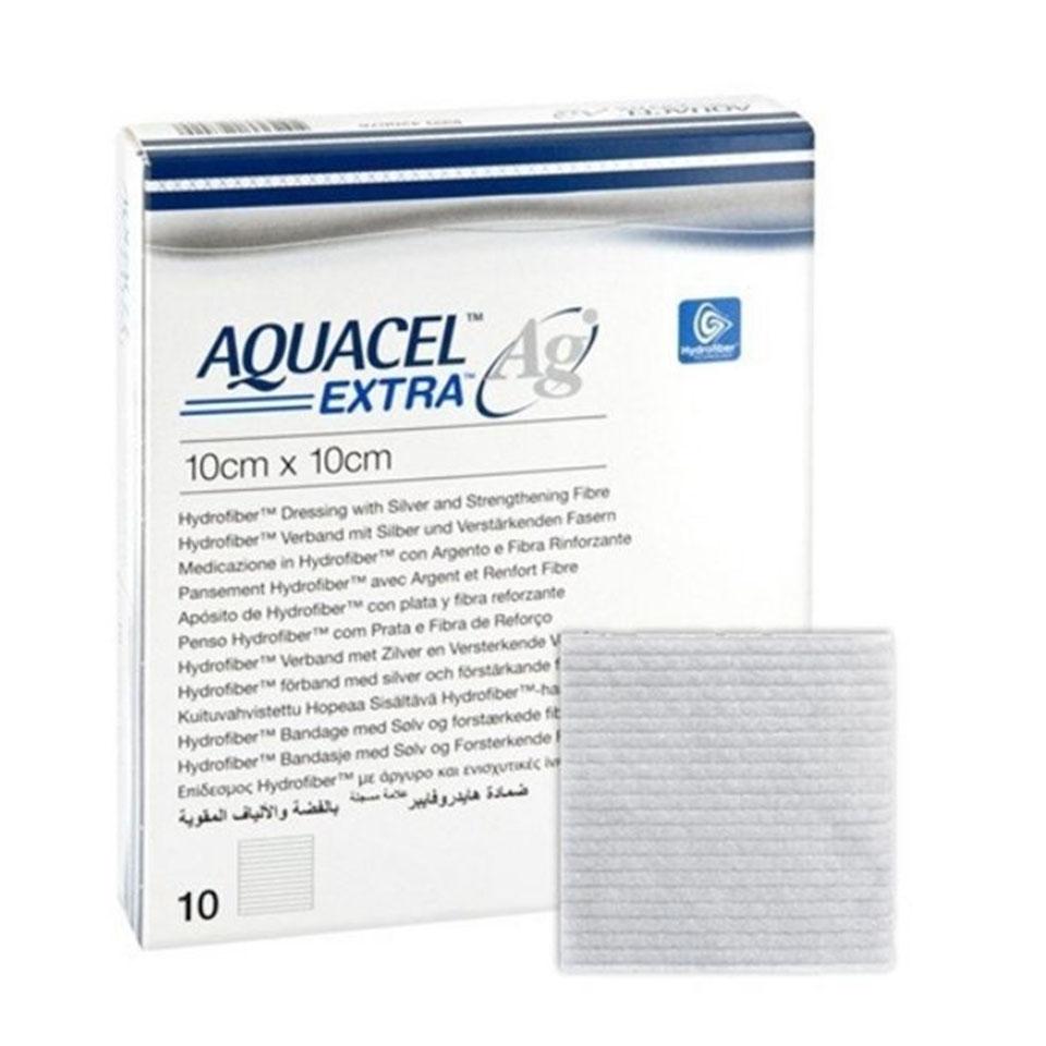 Gạc kháng khuẩn Aquacel Ag Extra 420676 (10×10 cm)