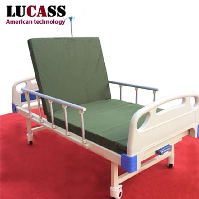 Giường bệnh nhân 1 tay quay Lucass GB-C1 (nâng đầu)
