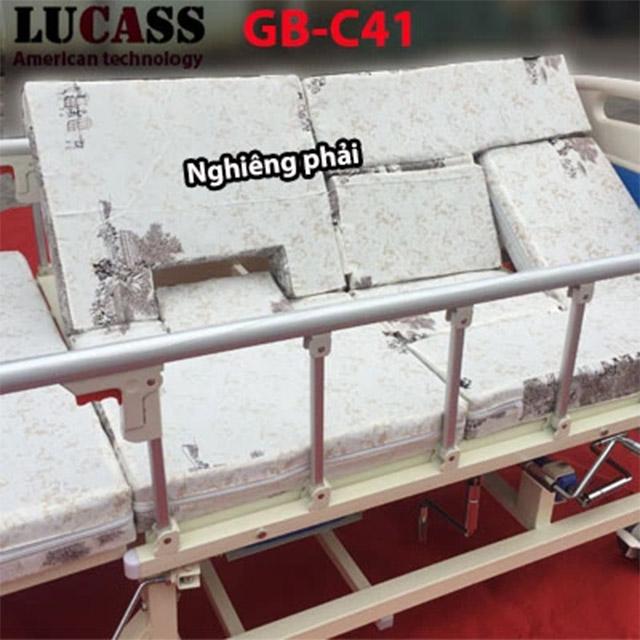 Giường bệnh nhân 4 tay quay Lucass GB-C41