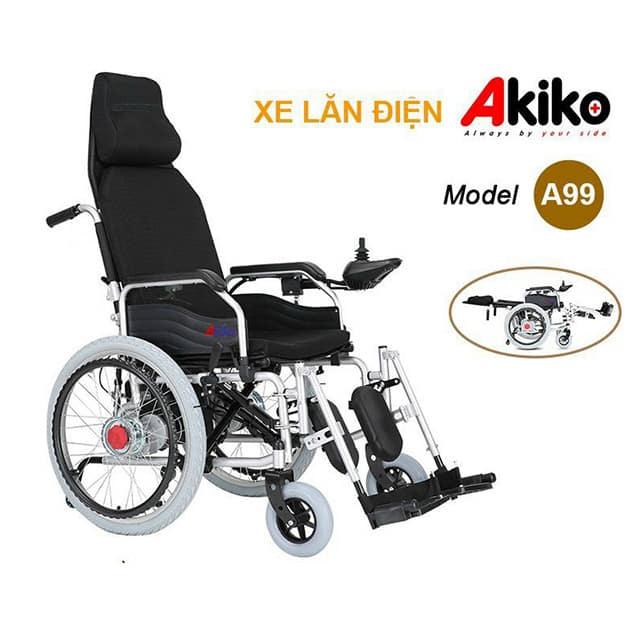 Xe lăn điện đa năng Akiko A99 (ngả ra nằm được)