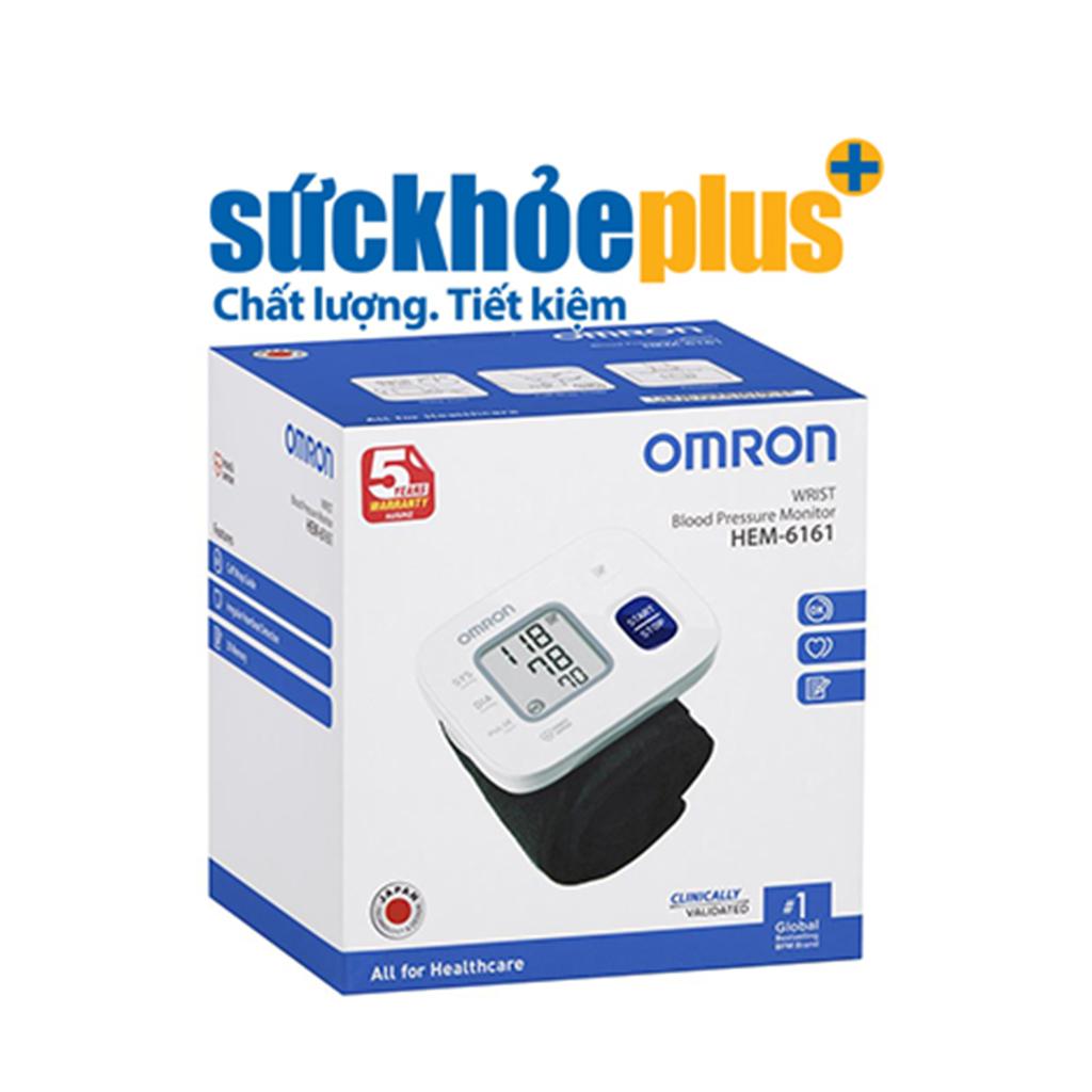 Máy đo huyết áp cổ tay điện tử Omron HEM-6161-1