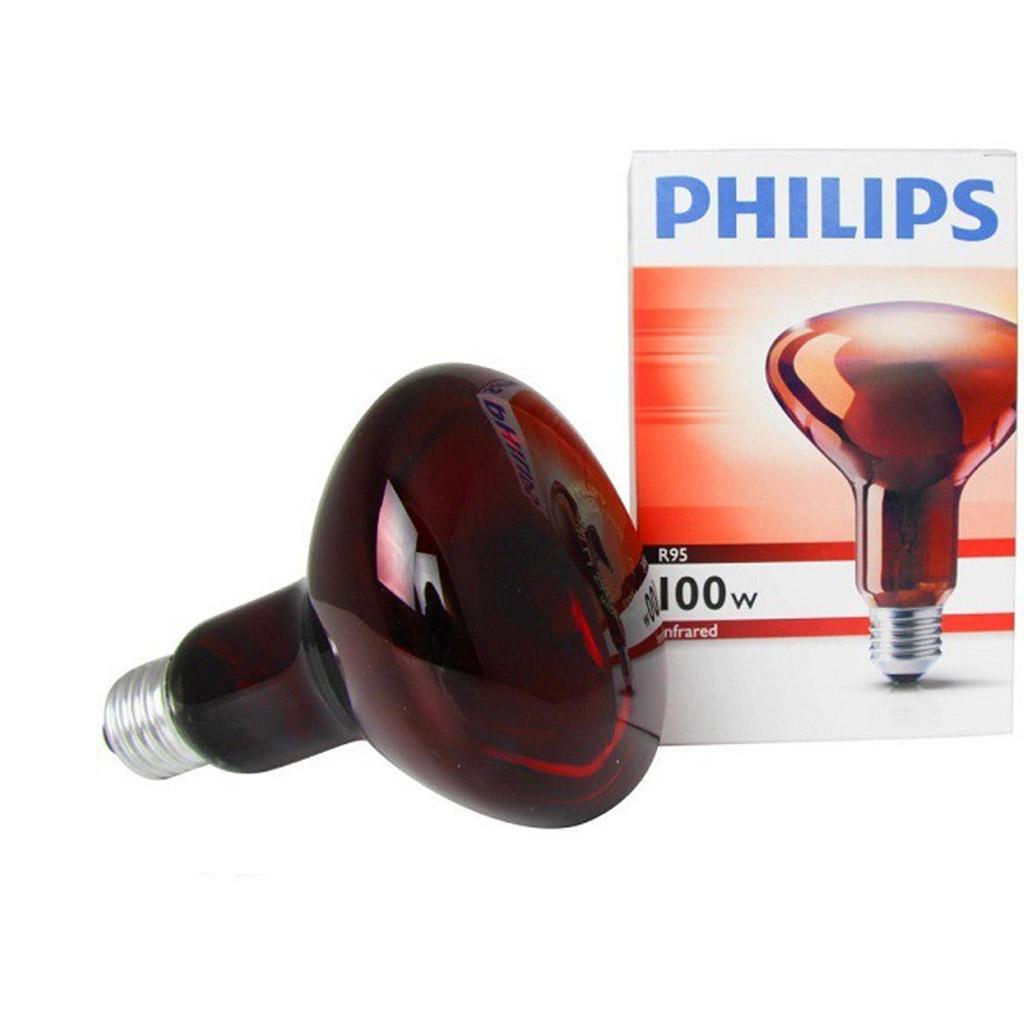 Bóng đèn hồng ngoại trị liệu Philips 100w-0
