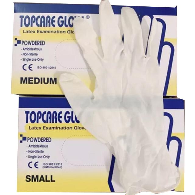Găng tay cao su y tế TopCare Glove (có bột)