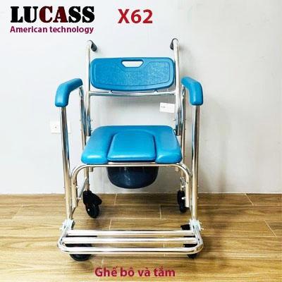 Ghế bô vệ sinh đa năng Lucass X-62 (có bánh xe)-0